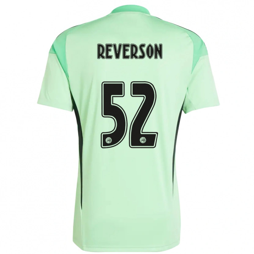 Danxen Criança Paul Reverson #52 Verde Claro Preto Camisola Guarda-Redes 2025/26 Camisa