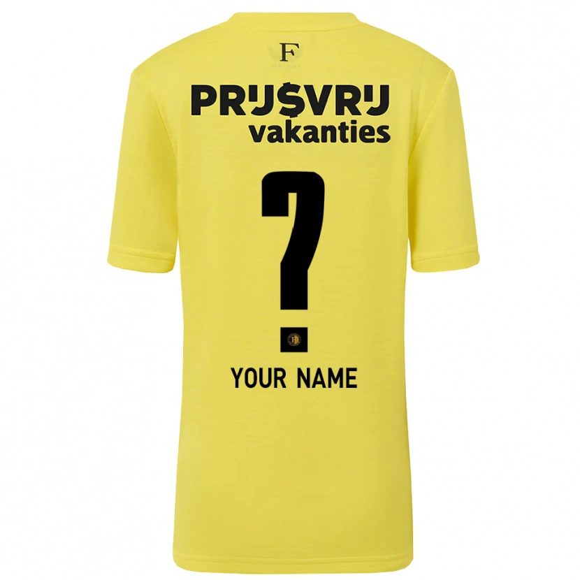 Danxen Criança Feyenoord Amarelo Preto Camisola Guarda-Redes 2025/26 Camisa