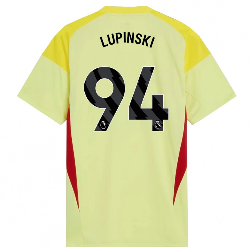 Danxen Criança Remi Lupinski #94 Amarelo Vermelho Preto Camisola Guarda-Redes 2025/26 Camisa