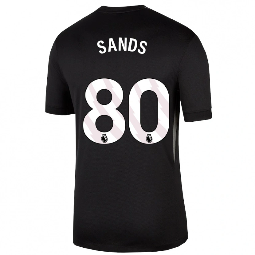 Danxen Criança Hudson Sands #80 Preto Branco Camisola Guarda-Redes 2025/26 Camisa