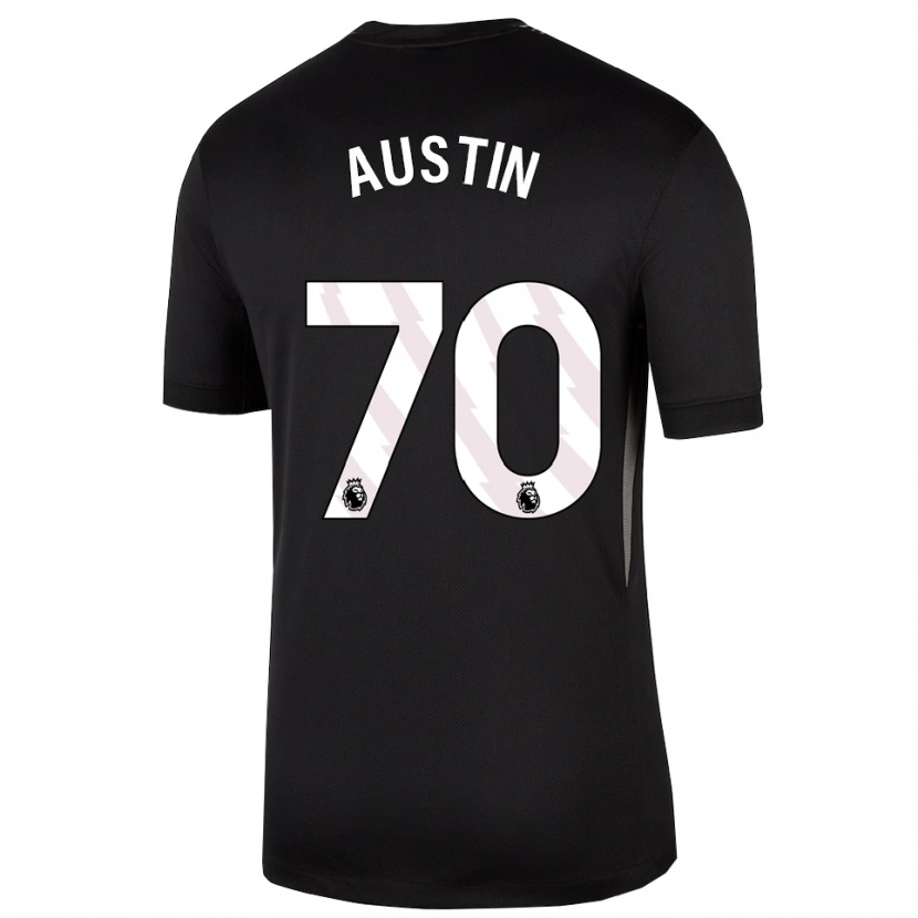 Danxen Criança Jack Austin #70 Preto Branco Camisola Guarda-Redes 2025/26 Camisa