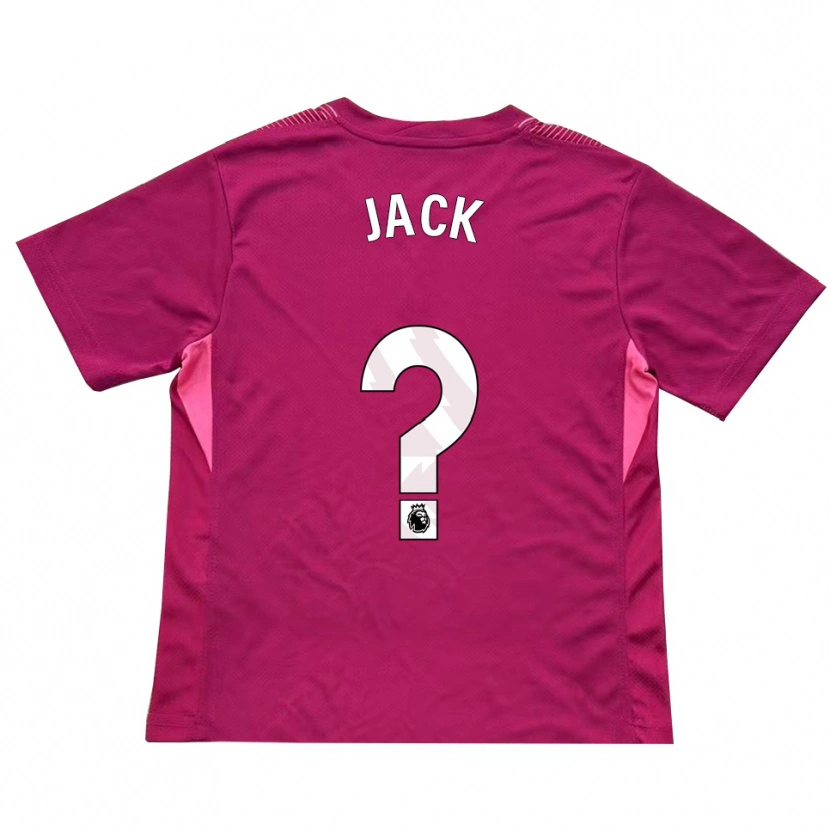 Danxen Criança Mikel Jack #0 Rosa Branco Camisola Guarda-Redes 2025/26 Camisa