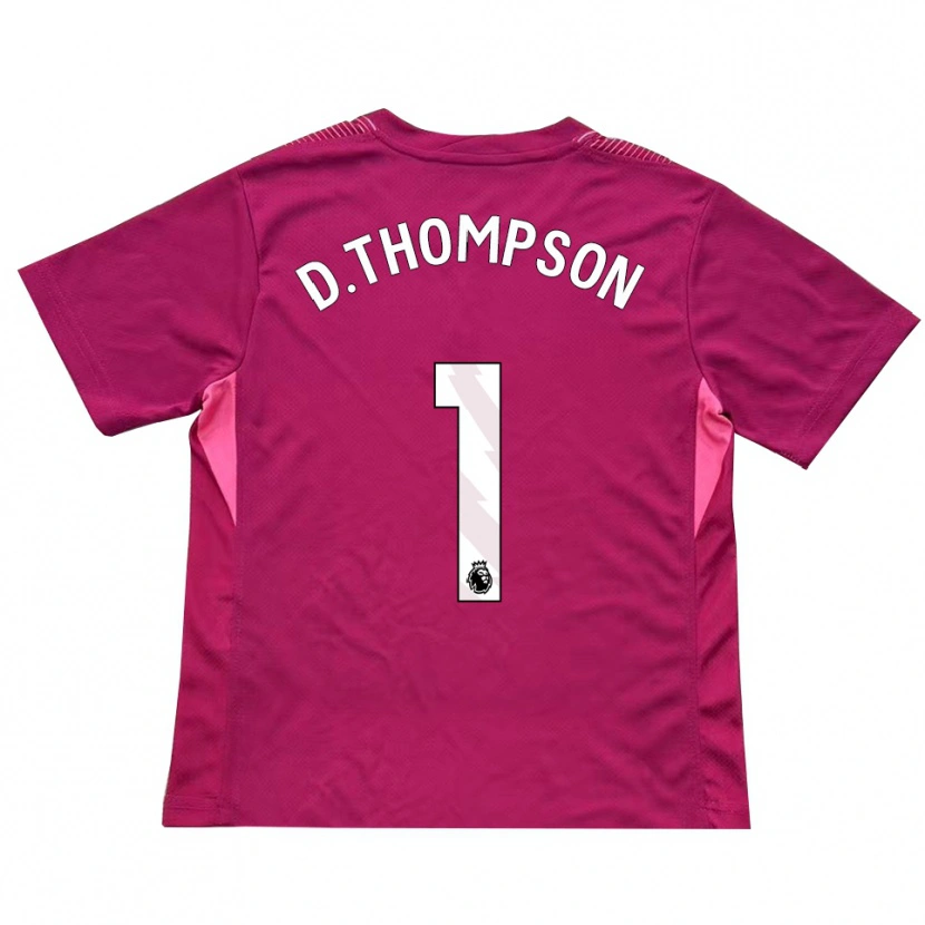 Danxen Criança Dylan Thompson #1 Rosa Branco Camisola Guarda-Redes 2025/26 Camisa