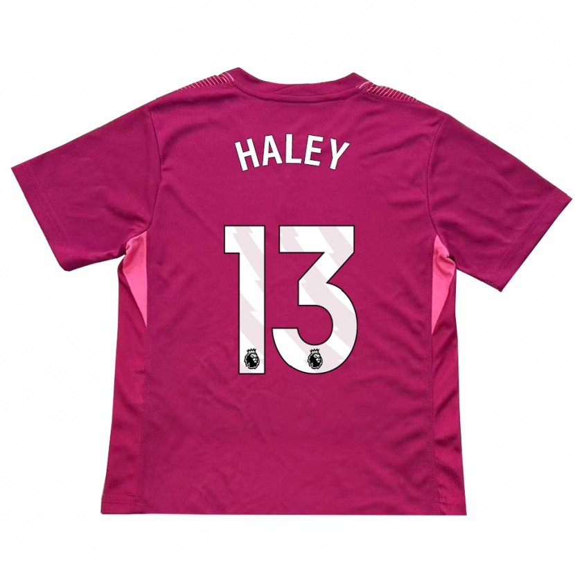 Danxen Criança Micah Haley #13 Rosa Branco Camisola Guarda-Redes 2025/26 Camisa