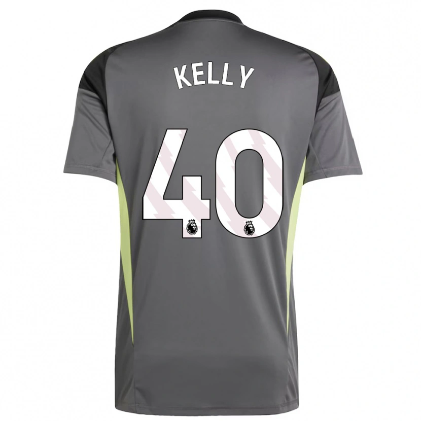 Danxen Criança Soffia Kelly #40 Cinza Escuro Preto Camisola Guarda-Redes 2025/26 Camisa