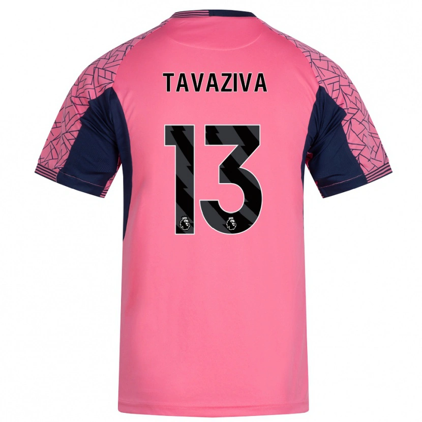 Danxen Criança Marley Tavaziva #13 Rosa Preto Camisola Guarda-Redes 2025/26 Camisa