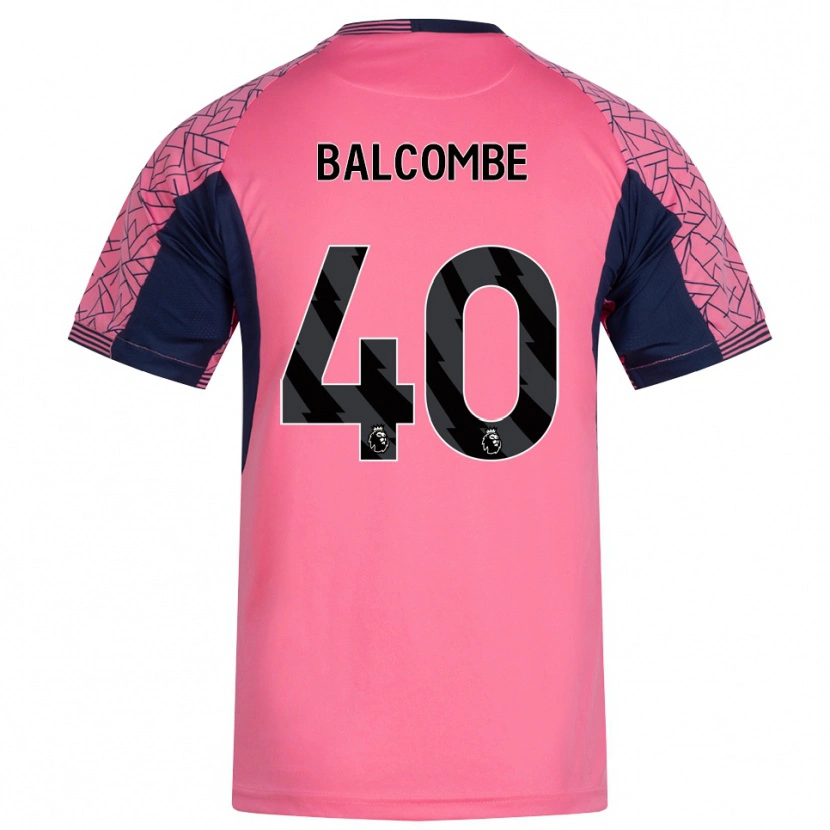 Danxen Criança Ellery Balcombe #40 Rosa Preto Camisola Guarda-Redes 2025/26 Camisa