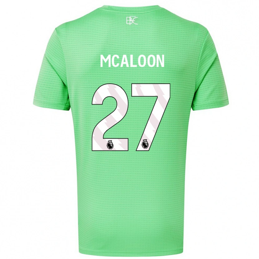 Danxen Criança Naoisha Mcaloon #27 Verde Médio Camisola Guarda-Redes 2025/26 Camisa