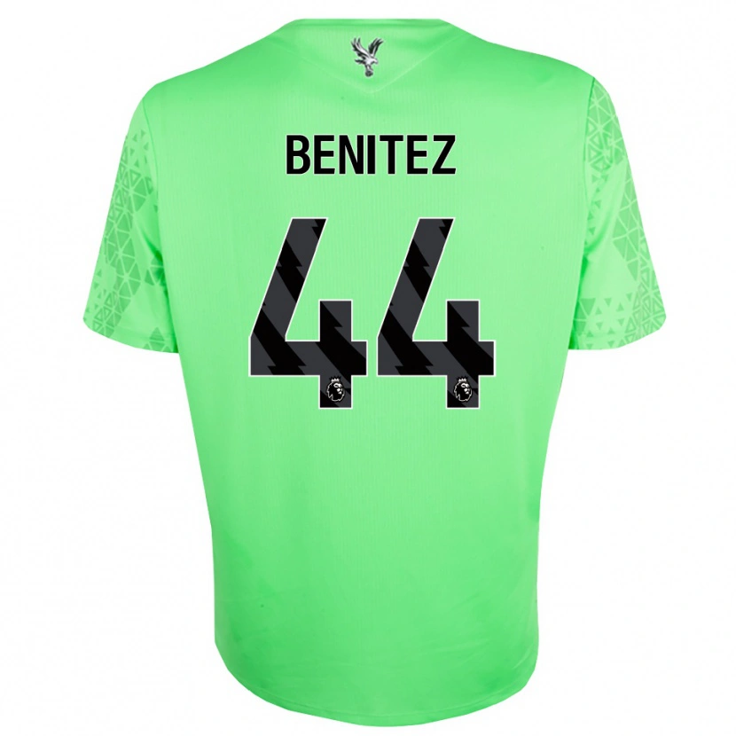 Danxen Criança Walter Benítez #44 Verde Preto Camisola Guarda-Redes 2025/26 Camisa