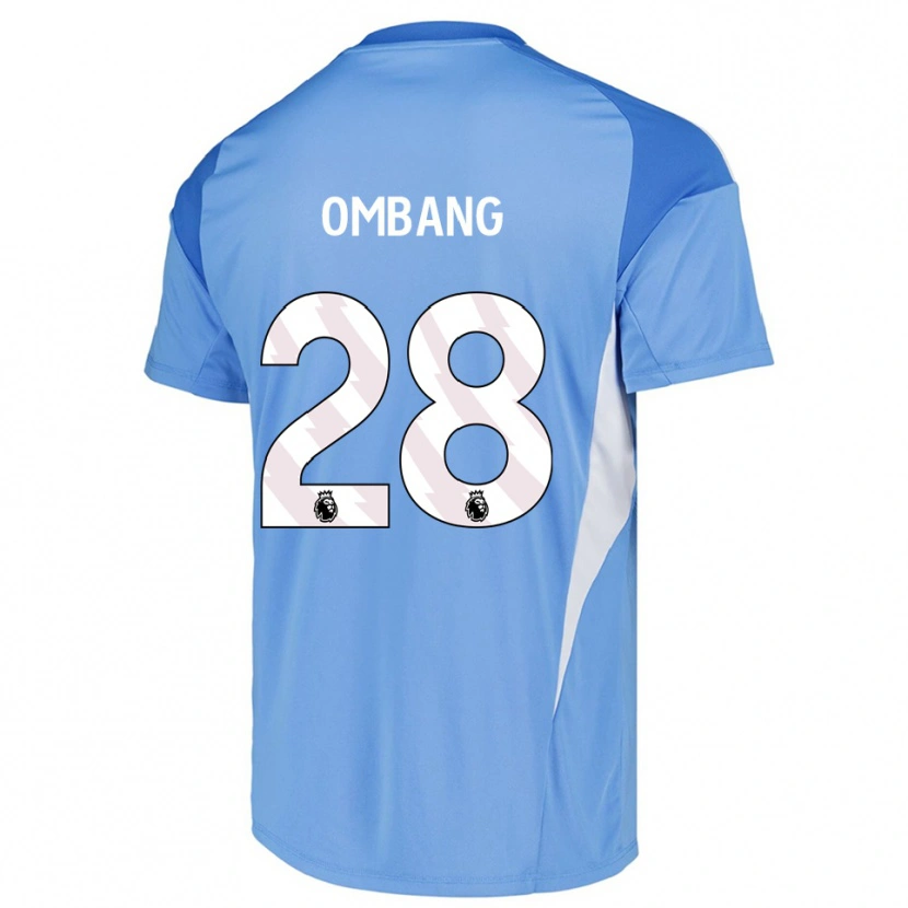 Danxen Criança Darryl Ombang #28 Azul Céu Branco Camisola Guarda-Redes 2025/26 Camisa