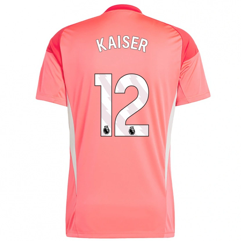 Danxen Criança Dino Kaiser #12 Vermelho Branco Camisola Guarda-Redes 2025/26 Camisa