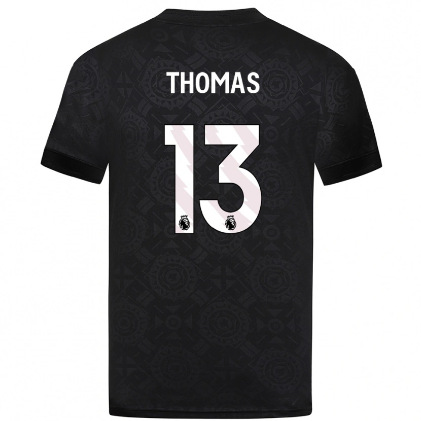 Danxen Criança Bec Thomas #13 Preto Branco Camisola Guarda-Redes 2025/26 Camisa