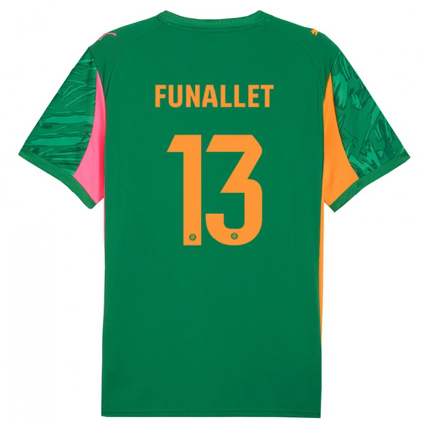 Danxen Criança Pau Funallet #13 Verde Laranja Camisola Guarda-Redes 2025/26 Camisa
