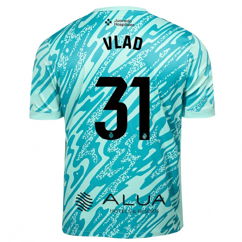 Danxen Criança Rares Vlad #31 Ciano Preto Camisola Guarda-Redes 2025/26 Camisa