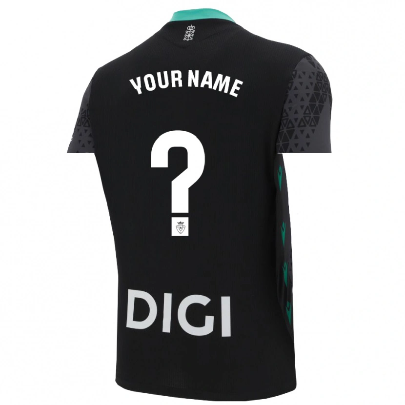 Danxen Criança CA Osasuna Cinza Escuro Preto Camisola Guarda-Redes 2025/26 Camisa