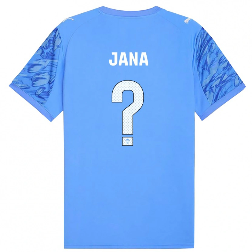 Danxen Criança Jana Xin Henseler Gallego #0 Azul Branco Camisola Guarda-Redes 2025/26 Camisa