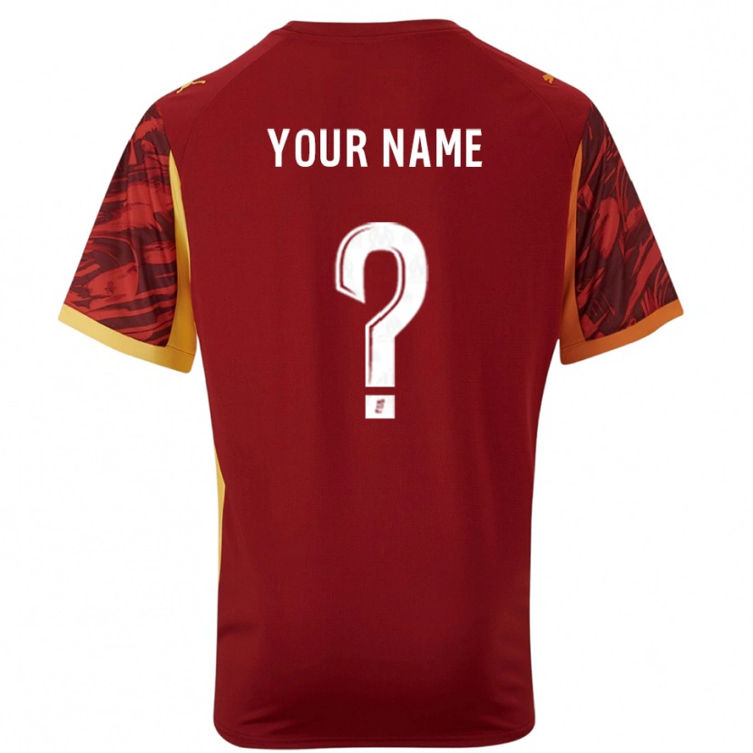 Danxen Criança Olympique Marseille Bordô Marrom Camisola Guarda-Redes 2025/26 Camisa