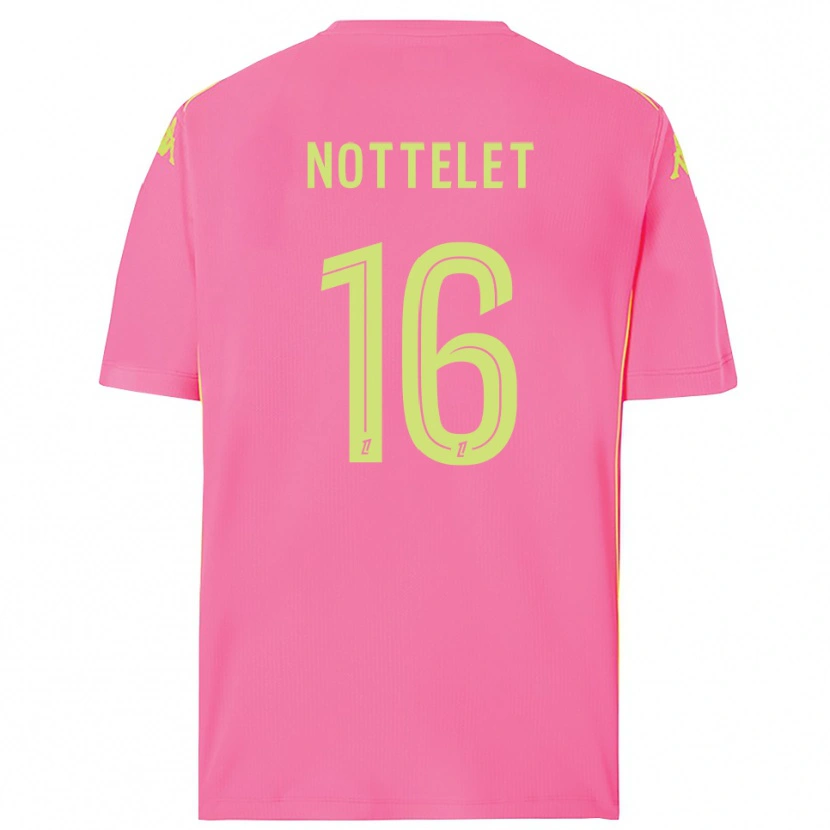 Danxen Criança Gillian Nottelet #16 Rosa Choque Camisola Guarda-Redes 2025/26 Camisa