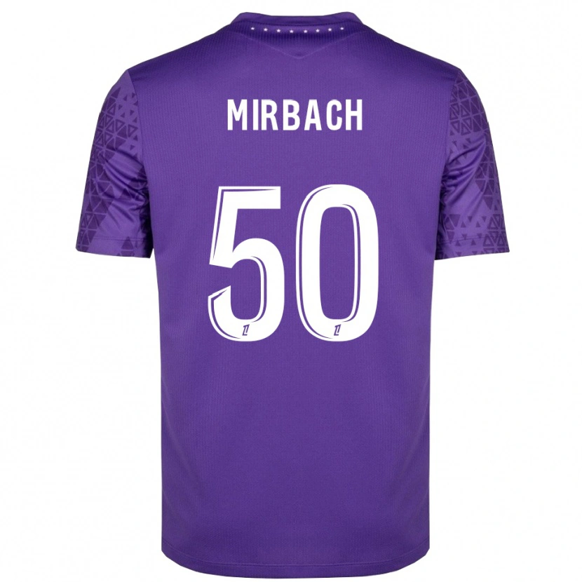 Danxen Criança Alexis Mirbach #50 Roxo Branco Camisola Guarda-Redes 2025/26 Camisa