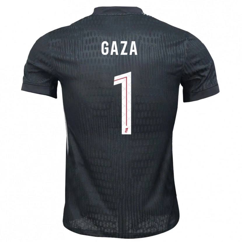 Danxen Criança Johnny Gaza #1 Cinza Escuro Preto Camisola Guarda-Redes 2025/26 Camisa