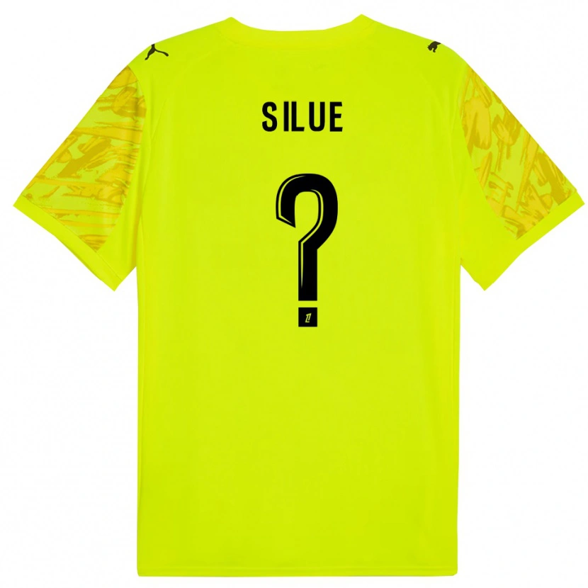 Danxen Criança Ange Silue #0 Verde Fluorescente Amarelo Camisola Guarda-Redes 2025/26 Camisa