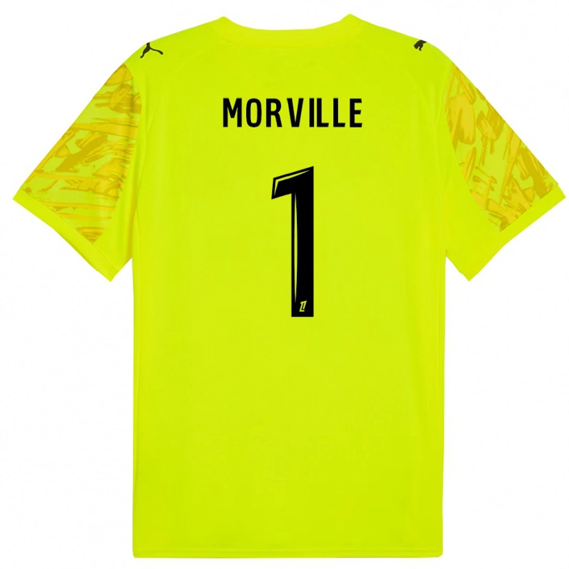 Danxen Criança Matisse Morville #1 Verde Fluorescente Amarelo Camisola Guarda-Redes 2025/26 Camisa