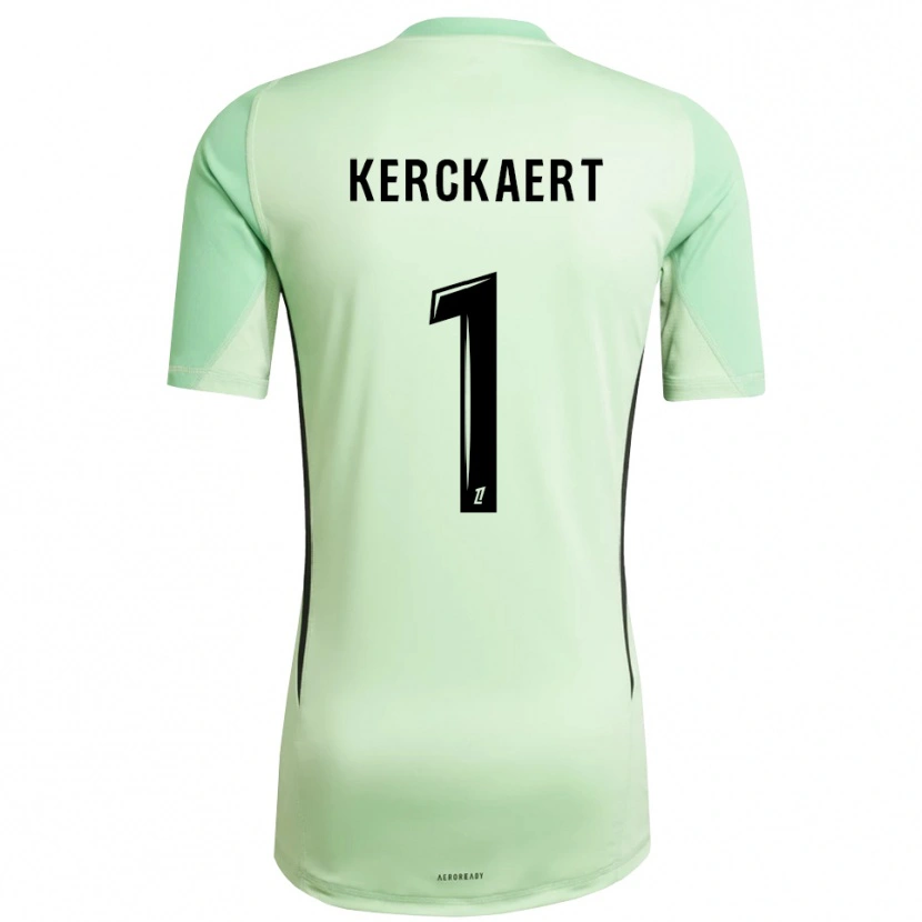 Danxen Criança Gabriel Kerckaert #1 Verde Claro Preto Camisola Guarda-Redes 2025/26 Camisa