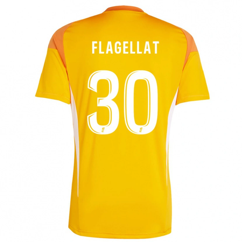 Danxen Criança Alizée Flagellat #30 Laranja Claro Branco Camisola Guarda-Redes 2025/26 Camisa