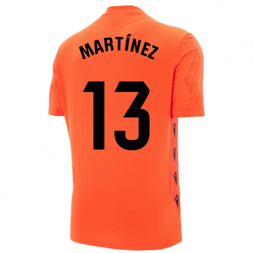 Danxen Criança Fernando Martínez #13 Laranja Preto Camisola Guarda-Redes 2025/26 Camisa