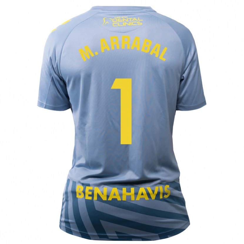 Danxen Criança María Arrabal Martin #1 Azul Aço Claro Camisola Guarda-Redes 2025/26 Camisa