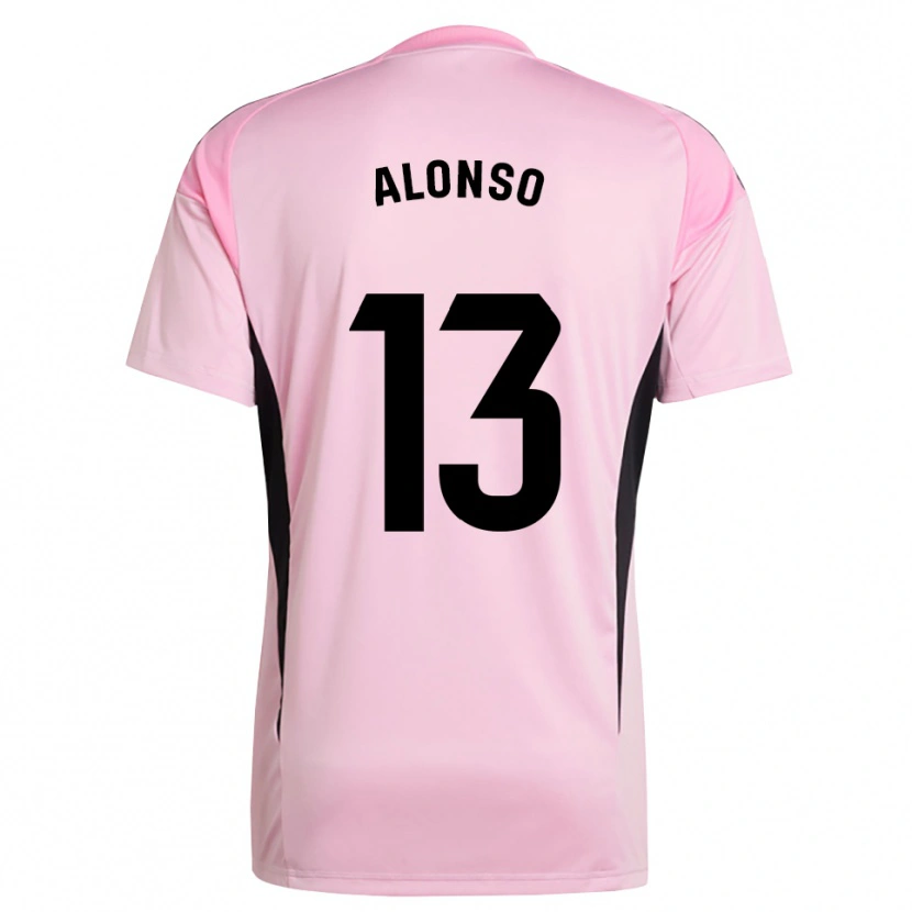 Danxen Criança Maikel Alonso #13 Rosa Preto Camisola Guarda-Redes 2025/26 Camisa
