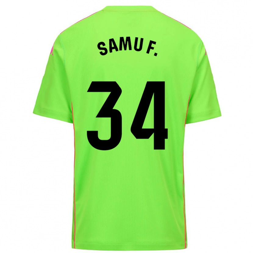 Danxen Criança Samu Fernández #34 Lirme Rosa Profundo Camisola Guarda-Redes 2025/26 Camisa