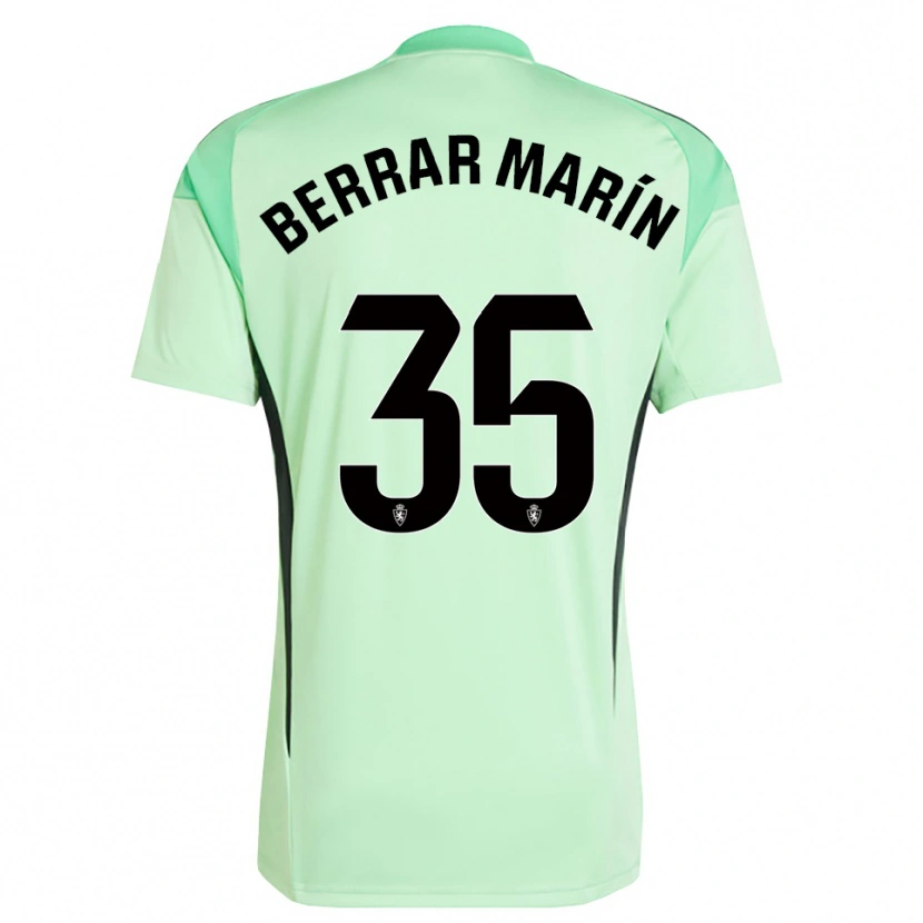 Danxen Criança Sergio Berrar #35 Verde Mola Médio Camisola Guarda-Redes 2025/26 Camisa