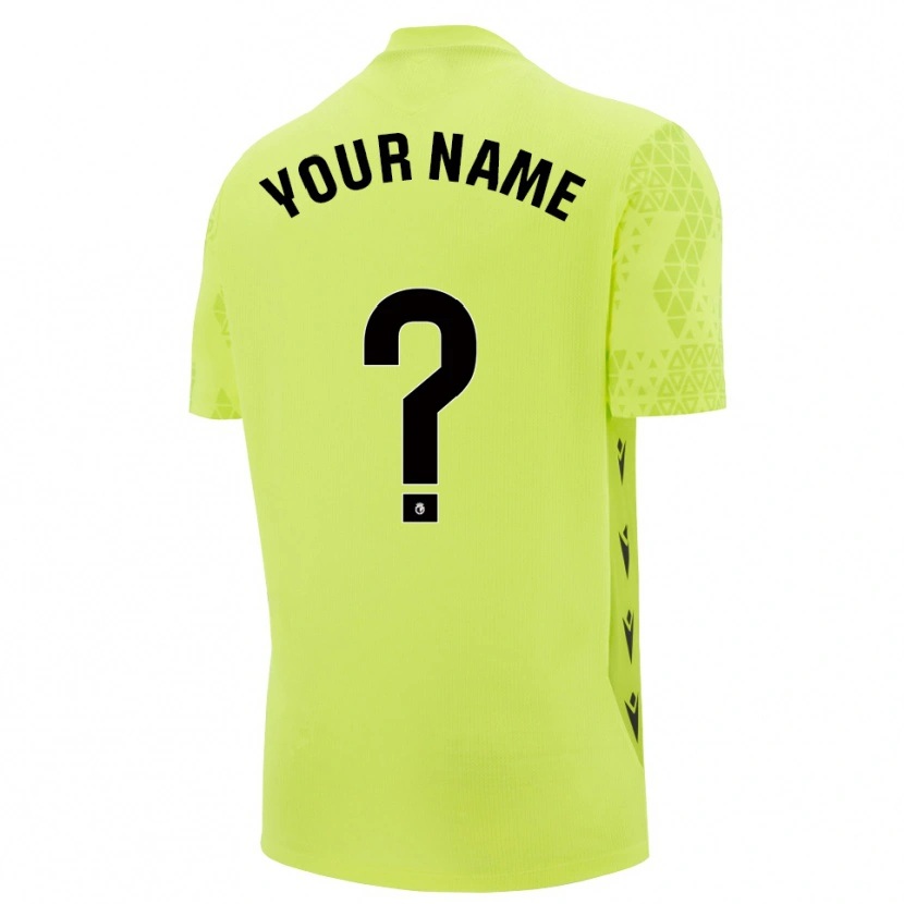 Danxen Criança Burgos CF Verde Amarelo Preto Camisola Guarda-Redes 2025/26 Camisa