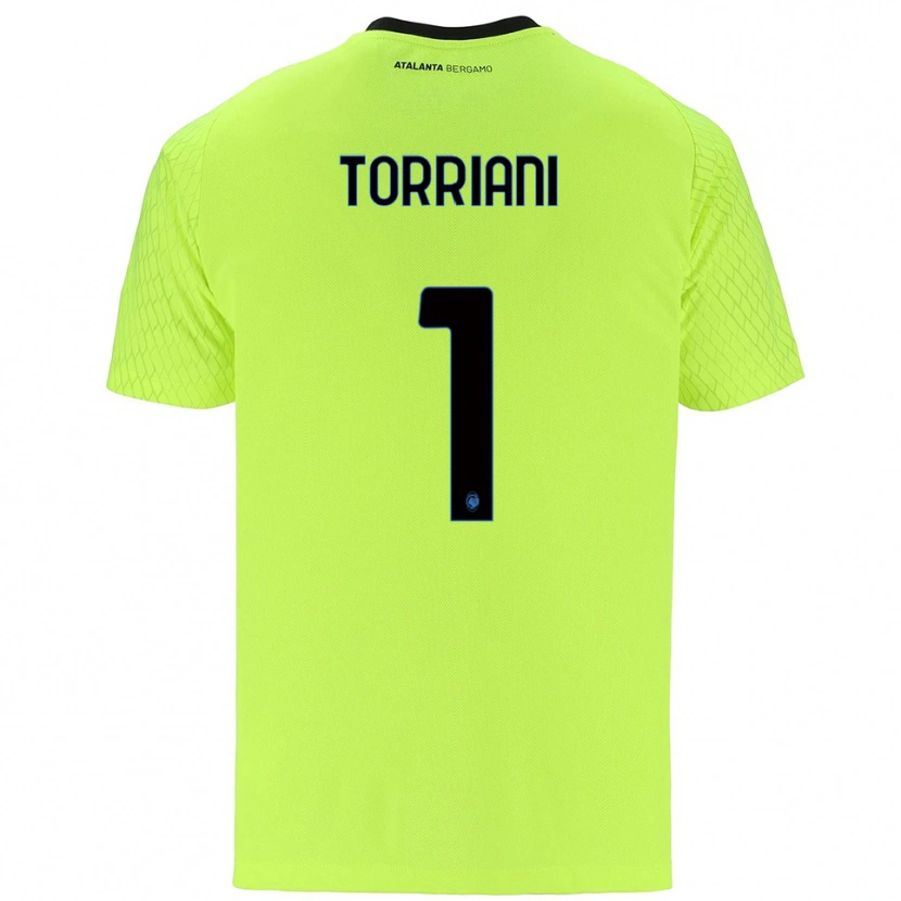 Danxen Criança Andrea Torriani #1 Verde Amarelo Vermelho Camisola Guarda-Redes 2025/26 Camisa