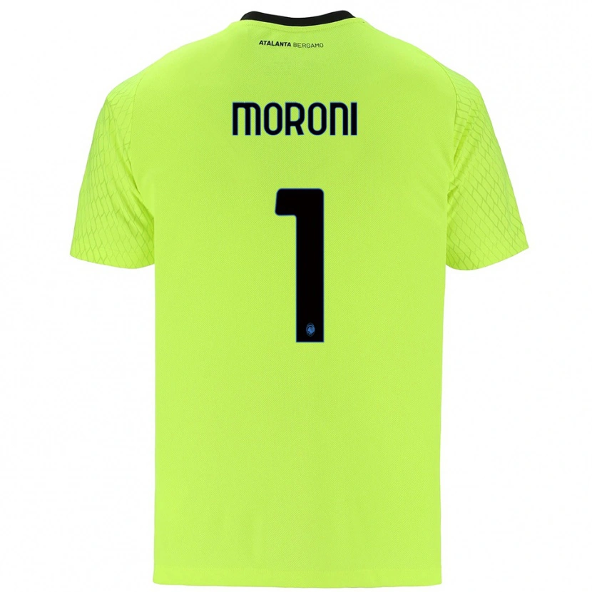 Danxen Criança Tommaso Moroni #1 Verde Amarelo Vermelho Camisola Guarda-Redes 2025/26 Camisa