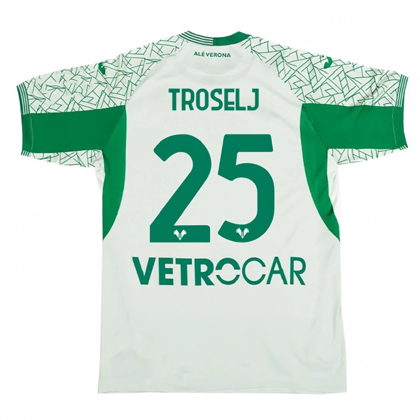 Danxen Criança Ethan Troselj #25 Verde Vermelho Camisola Guarda-Redes 2025/26 Camisa