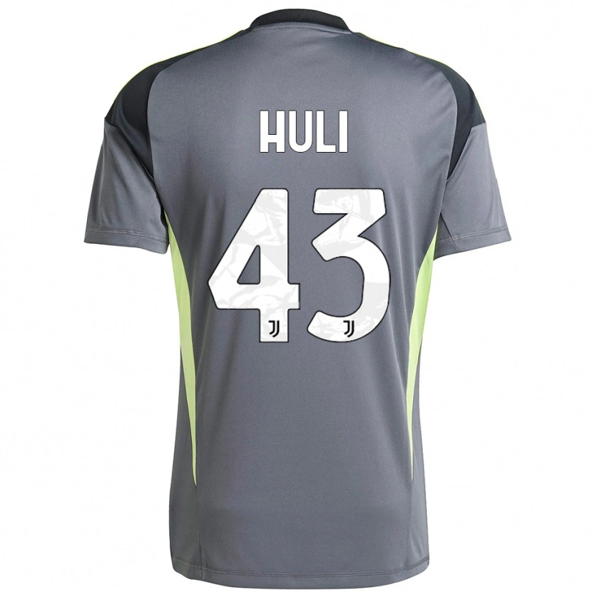 Danxen Criança Raffaele Huli #43 Cinza Escuro Branco Camisola Guarda-Redes 2025/26 Camisa