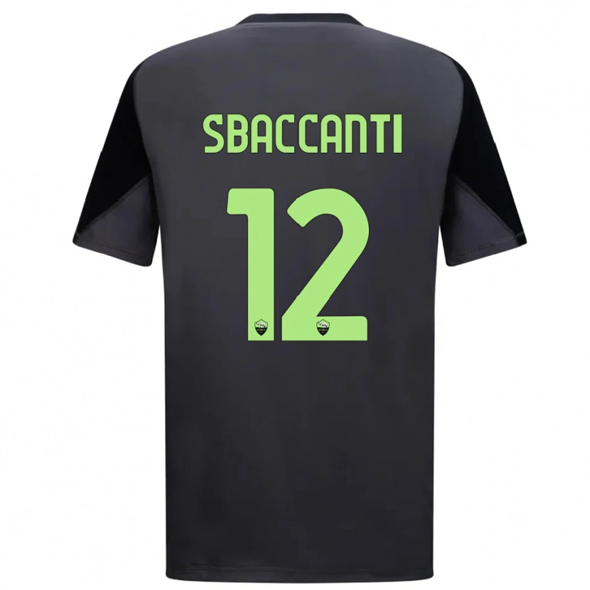Danxen Criança Christian Sbaccanti #12 Preto Verde Claro Camisola Guarda-Redes 2025/26 Camisa