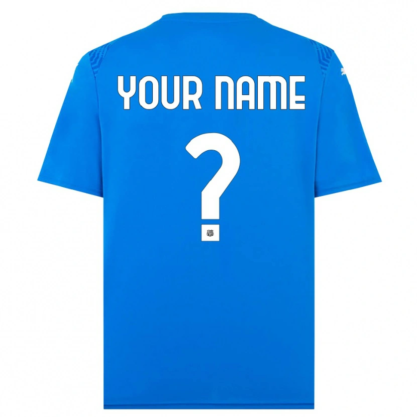 Danxen Criança US Sassuolo Azul Branco Camisola Guarda-Redes 2025/26 Camisa