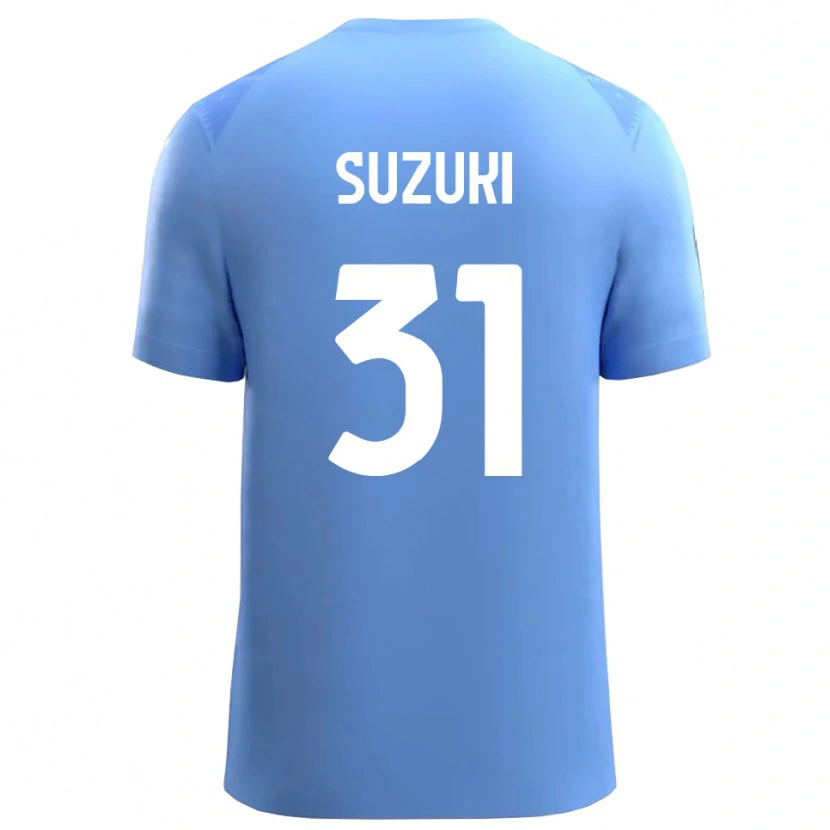 Danxen Criança Zion Suzuki #31 Azul Céu Branco Camisola Guarda-Redes 2025/26 Camisa