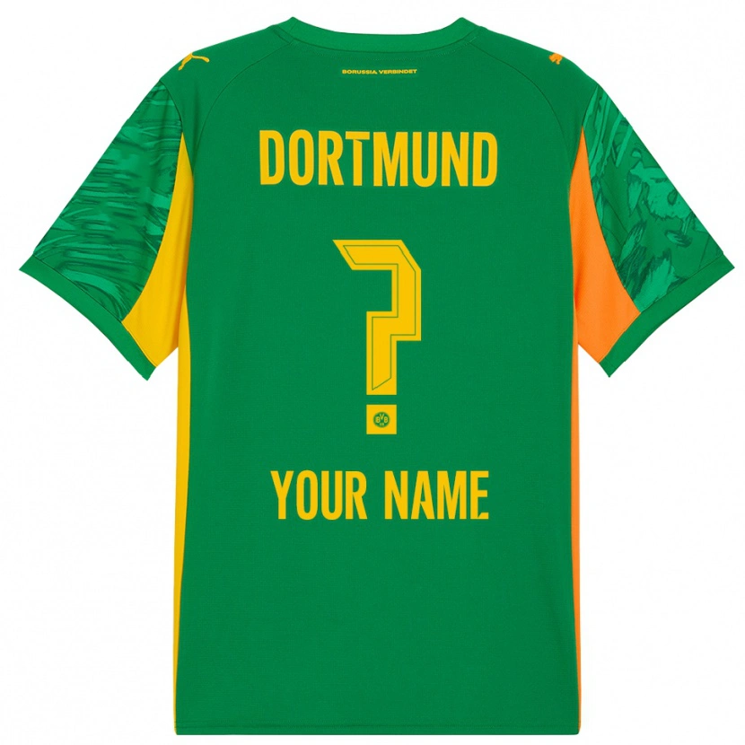 Danxen Criança Borussia Dortmund Verde Laranja Camisola Guarda-Redes 2025/26 Camisa