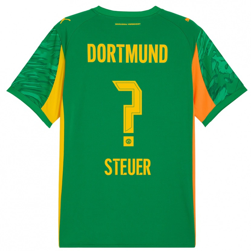Danxen Criança Etienne Steuer #0 Verde Laranja Camisola Guarda-Redes 2025/26 Camisa