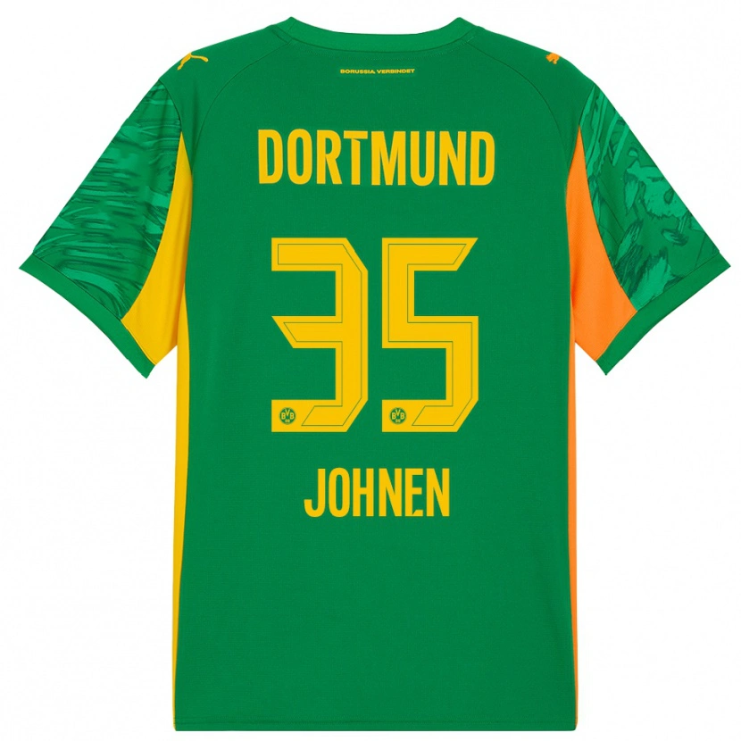 Danxen Criança Marcel Johnen #35 Verde Laranja Camisola Guarda-Redes 2025/26 Camisa