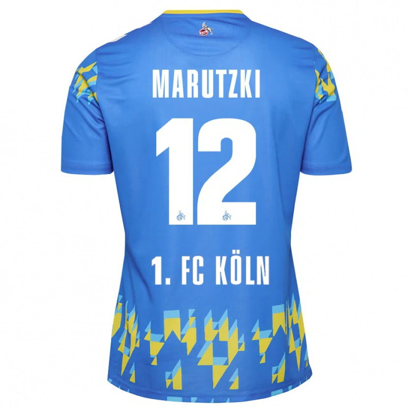 Danxen Criança Mikolaj Marutzki #12 Azul Centáurea Camisola Guarda-Redes 2025/26 Camisa