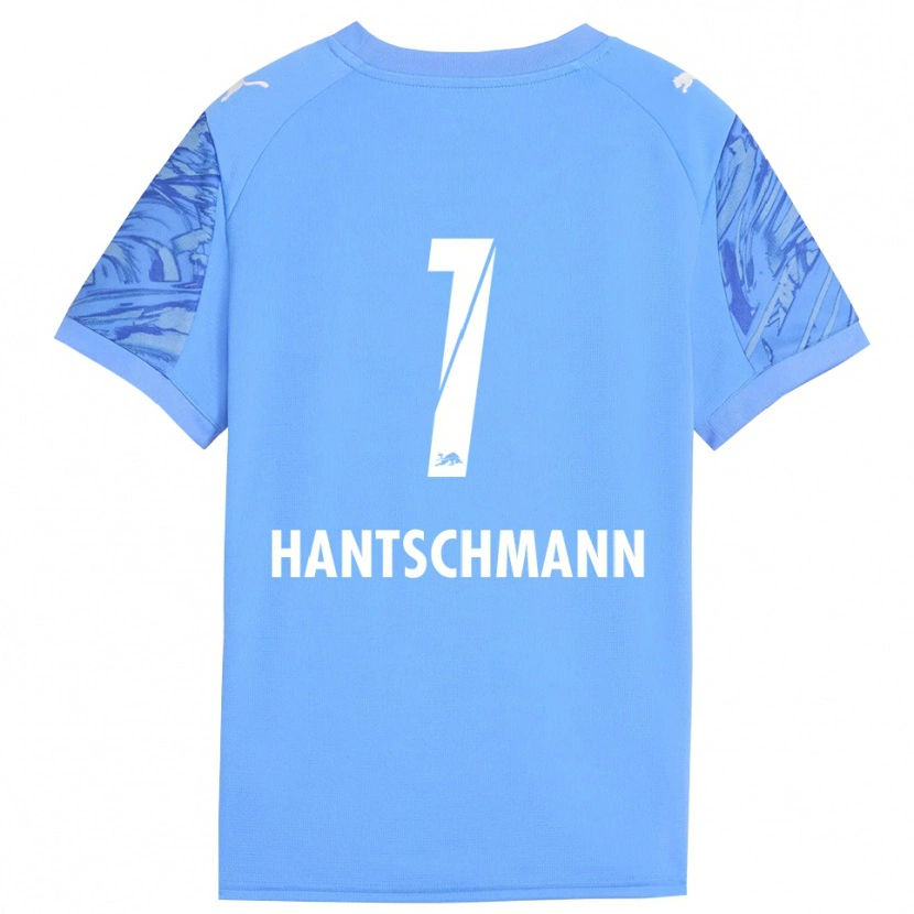 Danxen Criança Franz Hantschmann #1 Azul Real Vermelho Camisola Guarda-Redes 2025/26 Camisa