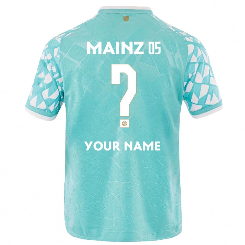 Danxen Criança 1. FSV Mainz 05 Branco Turquesa Camisola Guarda-Redes 2025/26 Camisa