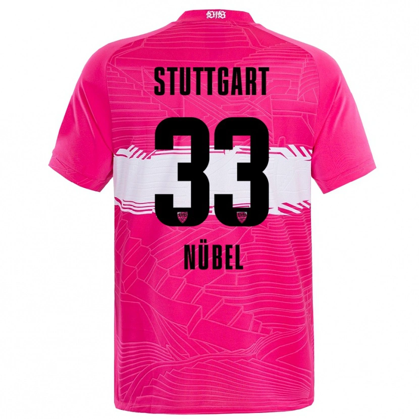 Danxen Criança Alexander Nübel #33 Preto Rosa Intenso Camisola Guarda-Redes 2025/26 Camisa