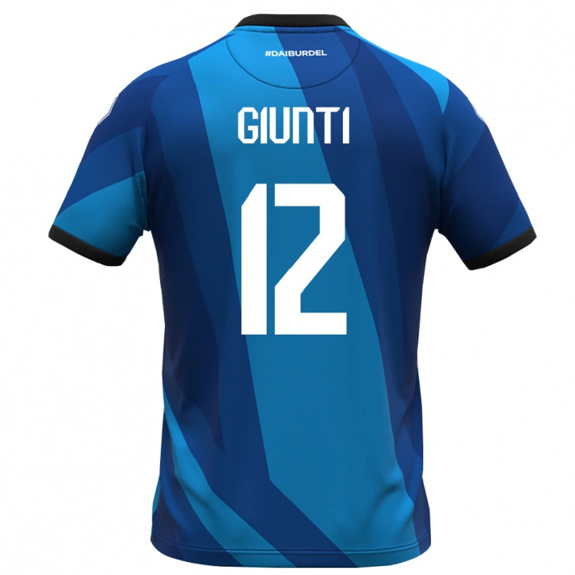 Danxen Criança Alessandro Giunti #12 Azul Real Laranja Camisola Guarda-Redes 2025/26 Camisa