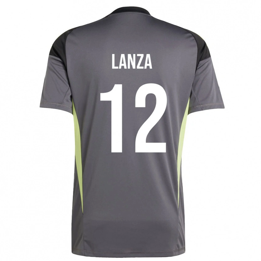 Danxen Criança Cesare Lanza #12 Cinza Escuro Camisola Guarda-Redes 2025/26 Camisa